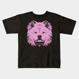 Pink Chow Chow Kids T-Shirt